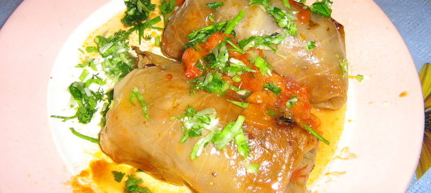 Постные голубцы