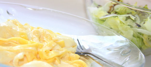 Pasta rosa сon calamari или Розовая паста с кальмарами