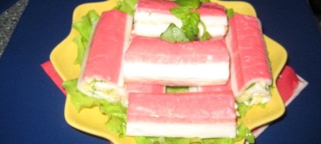 фаршированные крабовые палочки