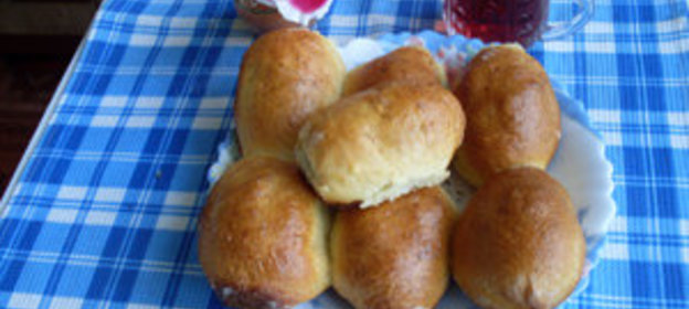 Хлеб луково-сырный