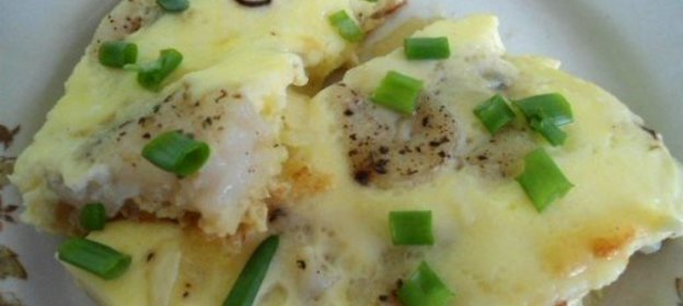 Яичница с рыбой