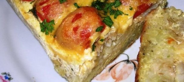 Запеканка из картофеля с рыбой