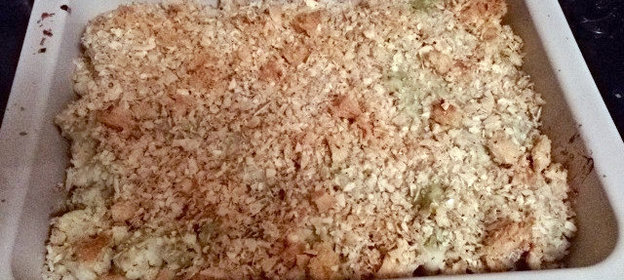 Запеканка из цветной капусты под соусом из брокколи от Джейми Оливера (вариант)