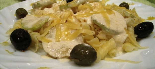 Салат с морскими гребешками