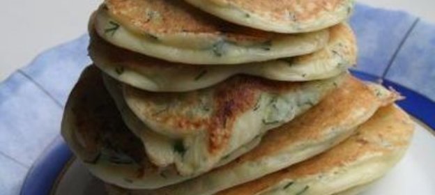 Оладьи из кабачков на кефире