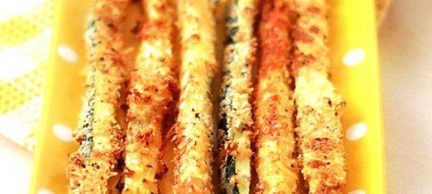 Кабачковые палочки в сырном кляре