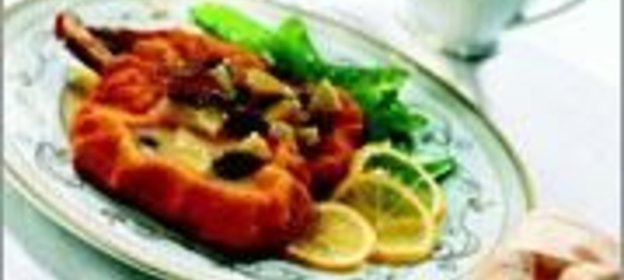 Телячьи котлеты в бульонном соусе