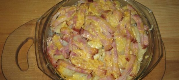 Картофельная запеканка с сыром