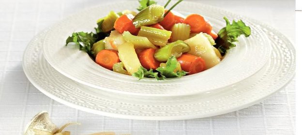 Глазированные овощи с розмариновым медом