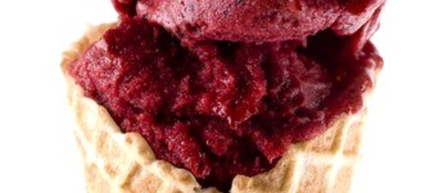 Быстрый черничный шербет