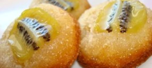 Кексики перевертыши с киви