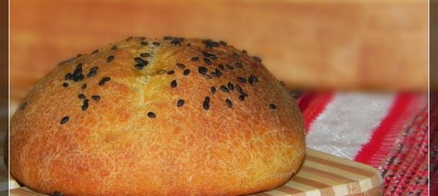 Ржаные булочки с тыквенным пюре