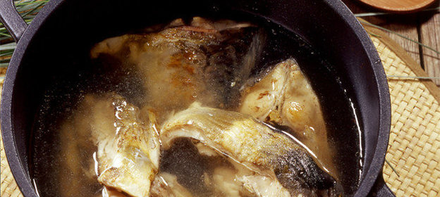 Волжская уха из сазана