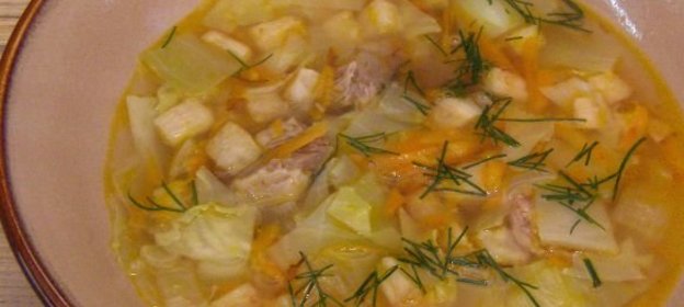 Щи с говядиной