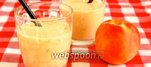 Смузи персиковый с йогутом