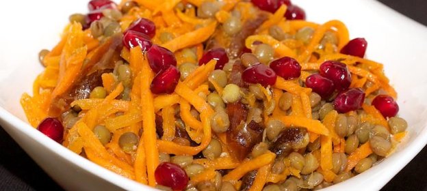 Салат из чечевицы