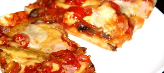 Пицца ассорти с двумя сырами