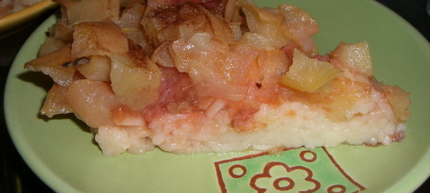 Запеканка с яблоками