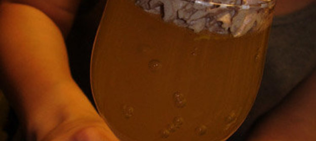 Десерт-желе из шампанского