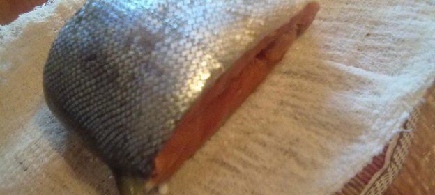 Красная рыба слабосоленая (на этот раз с фото)