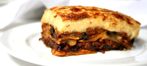 Картофельная запеканка с фаршем без сыра