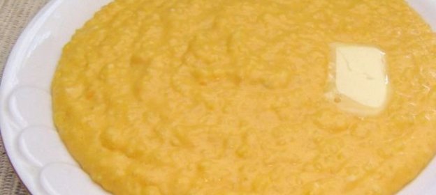 Каша тыквенно-кукурузная со сливками