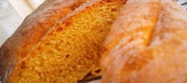 Хлеб с бататом,чесноком и перцем