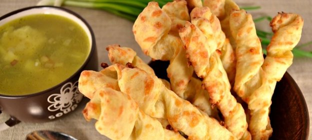 Сырные палочки к супу