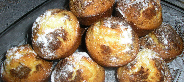 Апельсиновые маффины с корицей