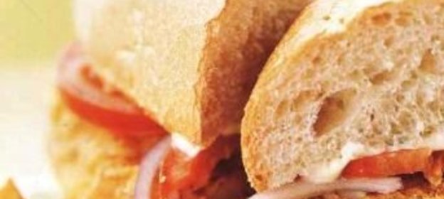 Бургеры с жареной рыбой