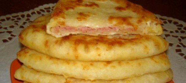 Быстрые сырные лепешки