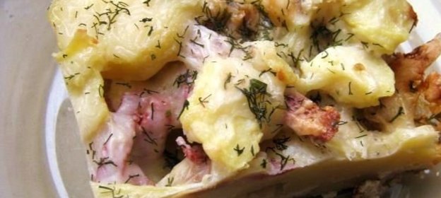 Картофельная запеканка А-ля тартифлет