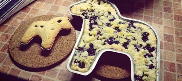 Песочное печенье со смородиной