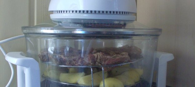 Стейки с картофелем в аэрогриле