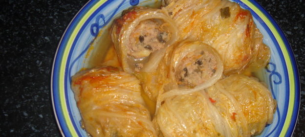 Голубцы с мясом и овощами (вариант)