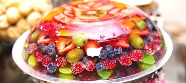 Желе с фруктами