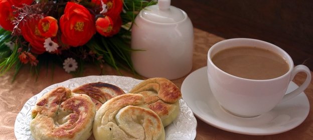 Лепешки с зеленью