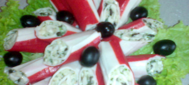 фаршированные крабовые палочки