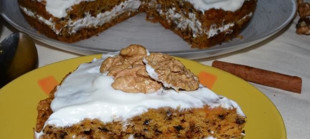 Морковный кекс из мультиварки