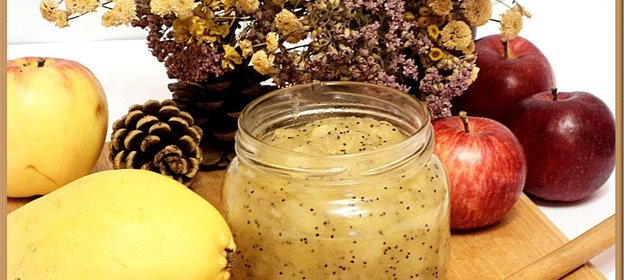 Грушево-яблочный джем с маком