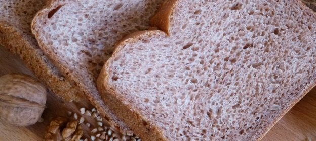 Хлеб гречневый с грецкими орехами и чесноком (для ХП)