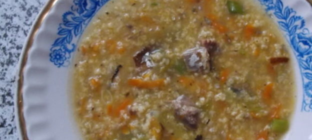 Котлеты рисовые с морковью и морской капустой