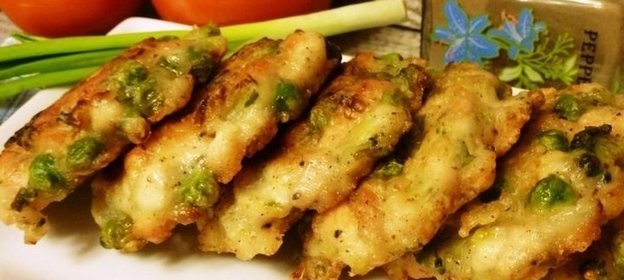 Оладьи из куриного фарша