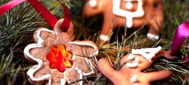 Новогоднее имбирное печенье