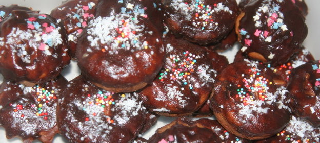 Кексики с курагой, черносливом и орехами!