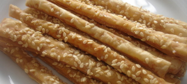 Закуска Палочки с кунжутом и солью под пиво