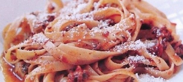 Макароны с мясным итальянским соусом