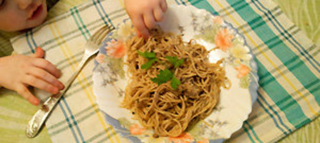 Спагетти в грибном соусе