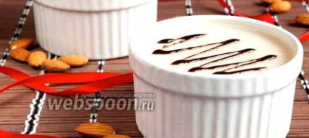 Желе из миндального молочка
