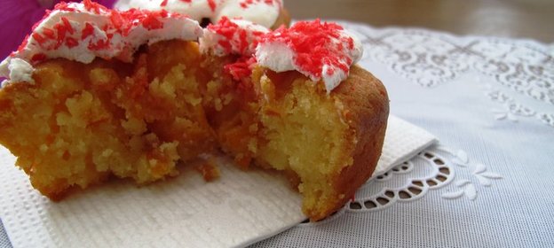 Маффины с апельсиновыми цукатами Облака